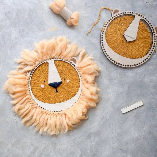 Lion Wall Art Weaving Kit