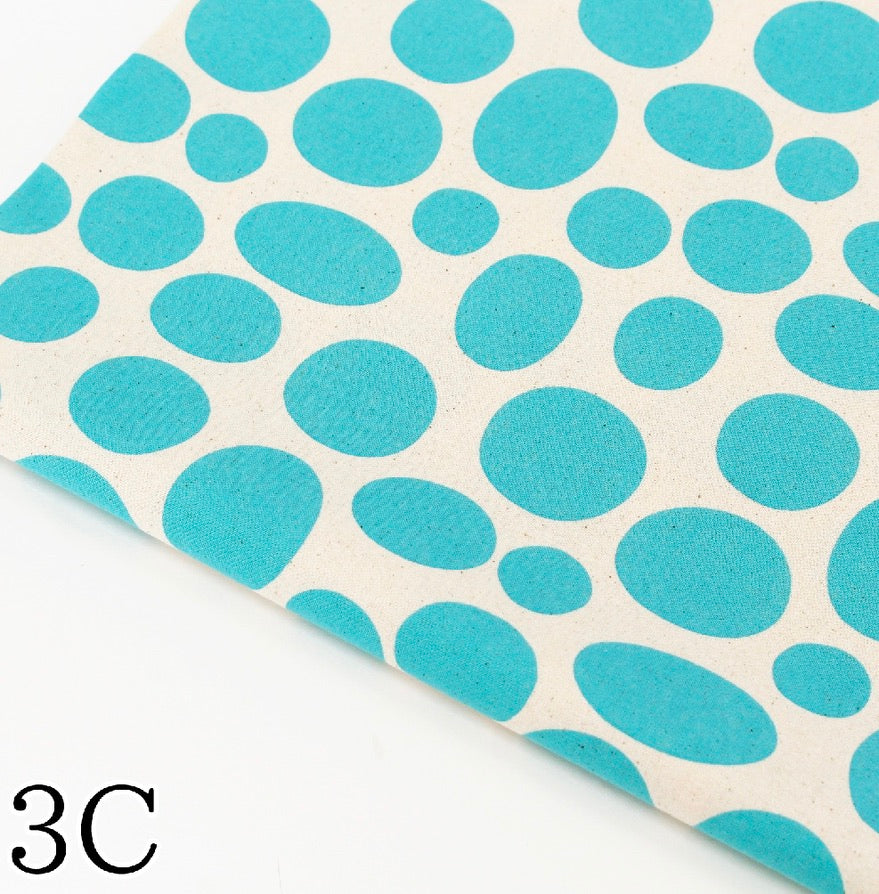 Color Palette Cheese Dots by the 1/4 Yard - Blue