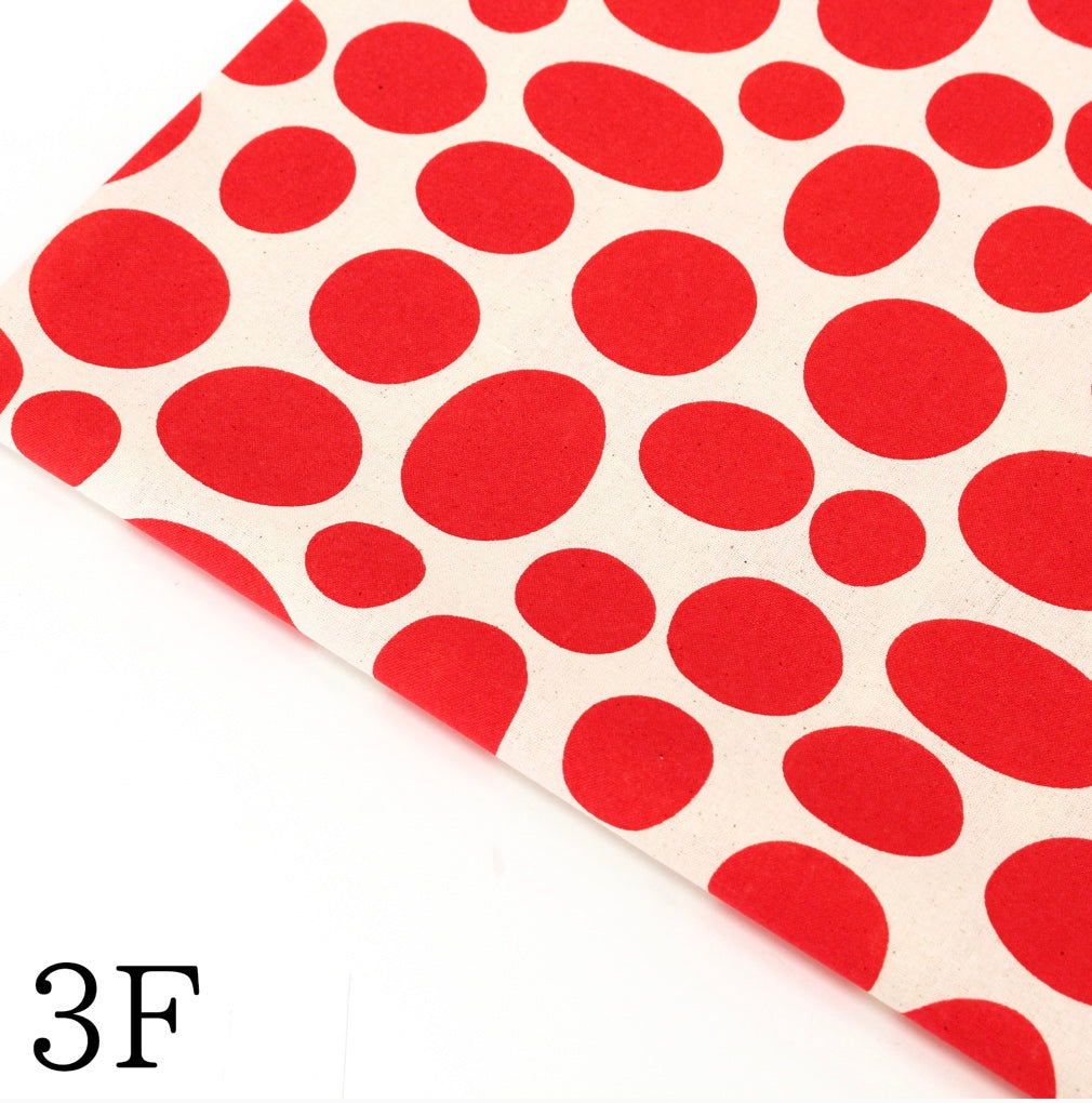 Color Palette Cheese Dots by the 1/4 Yard - Red