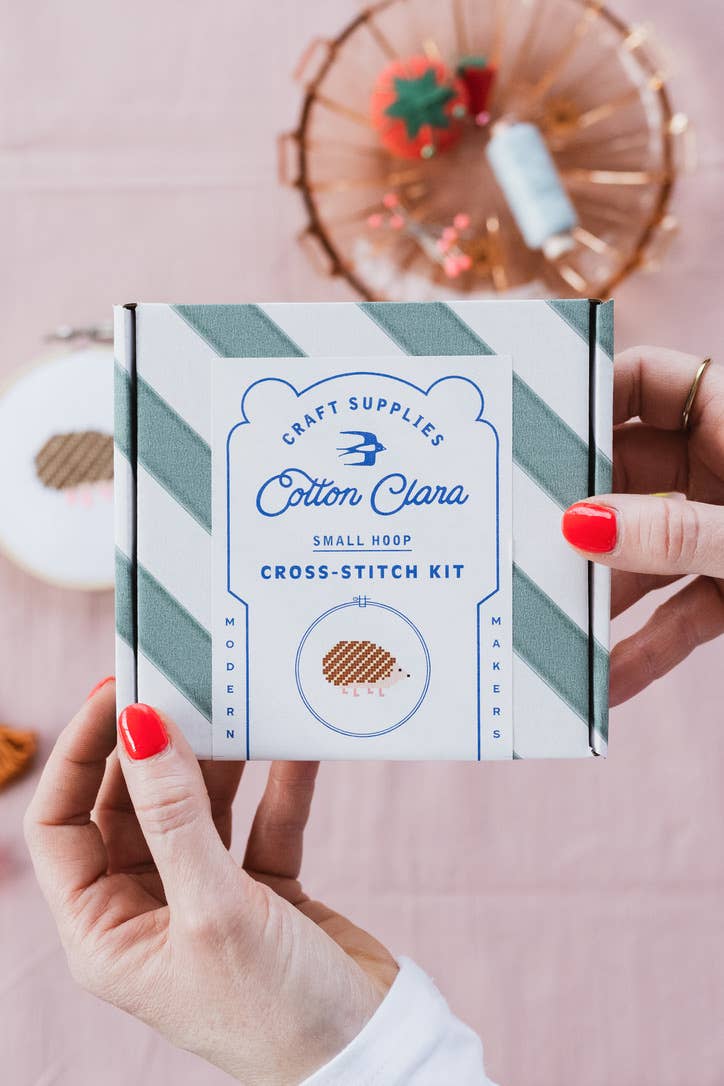Hedgehog Cross Stitch Kit