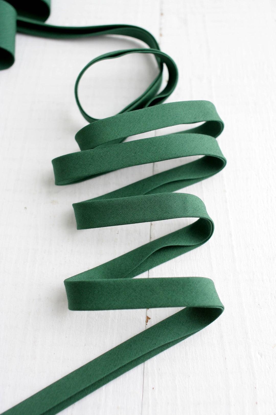 1/2" Double Fold Bias Binding - Hunter Green