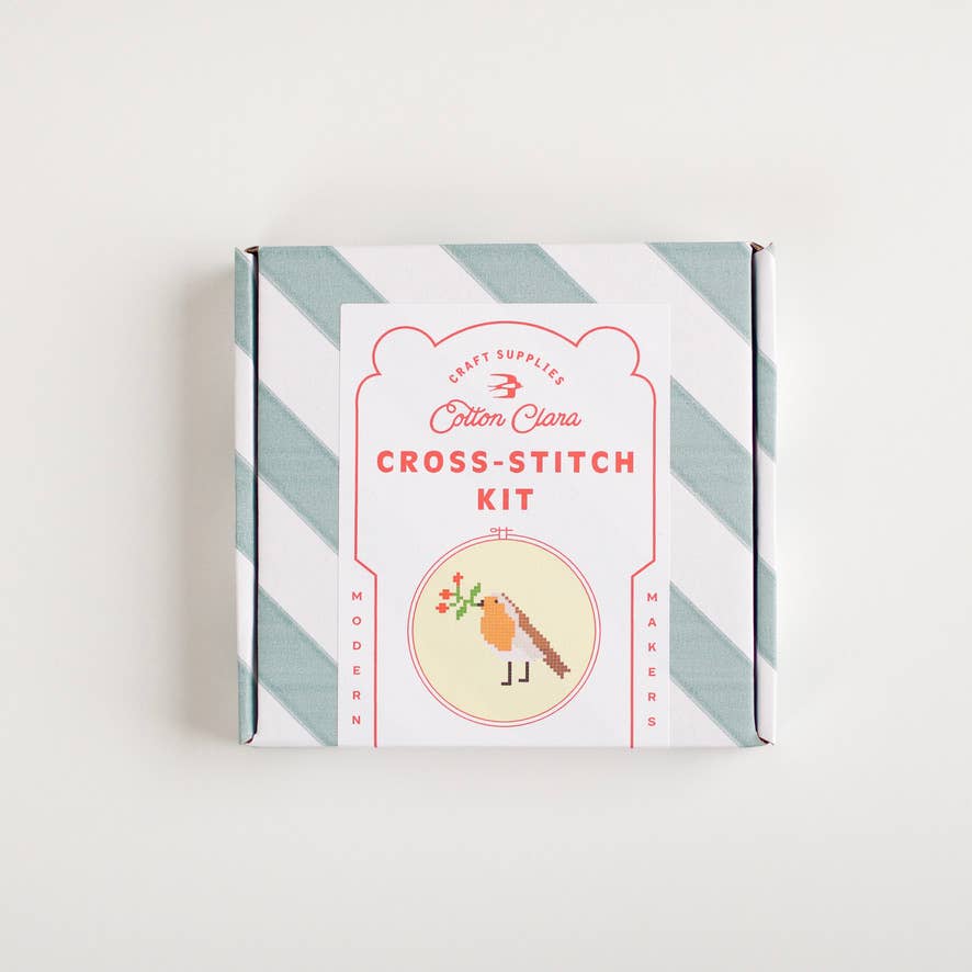Robin & Berry Cross Stitch Kit