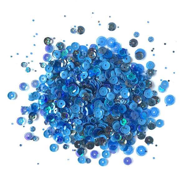 Denim Blues Sequin Mix