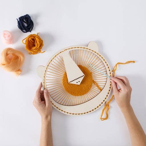 Lion Wall Art Weaving Kit