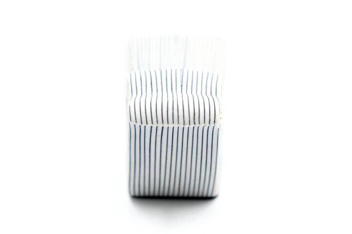 Handcrafted Mini Whale Blue Stripe
