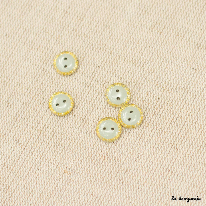 10 mm Glitter Magic Button