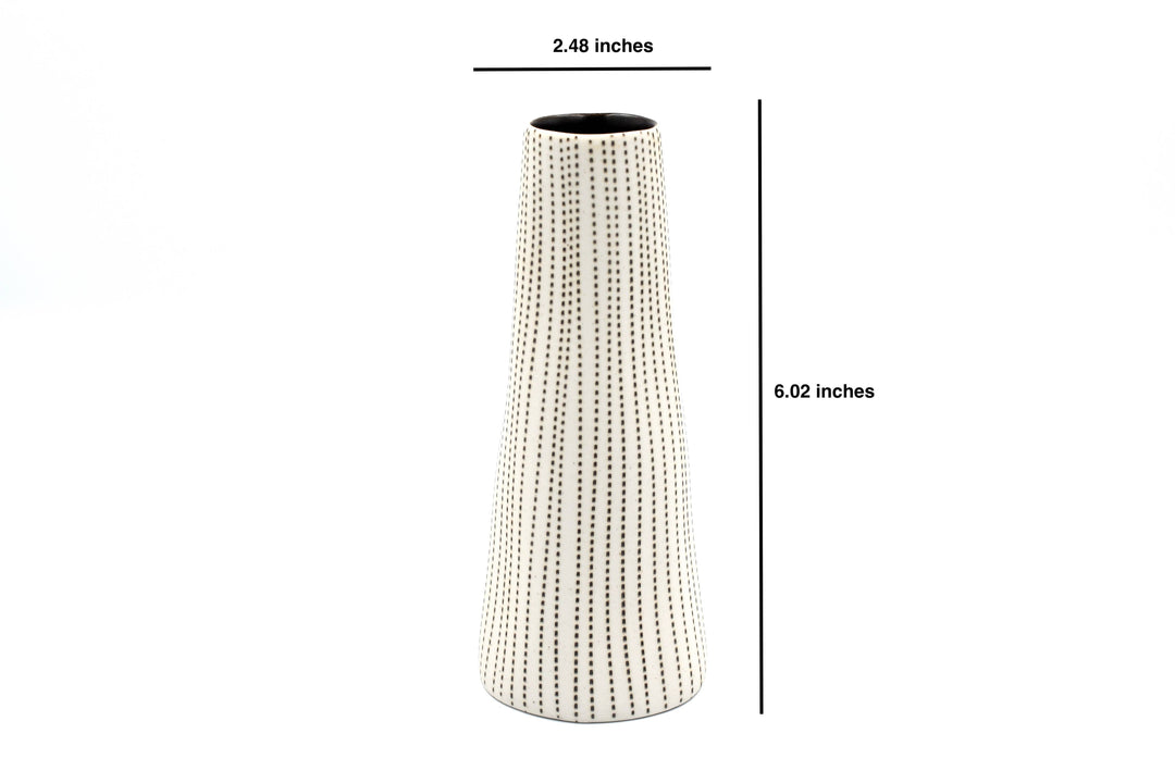 Handcrafted Porcelain Bud Vase Tall