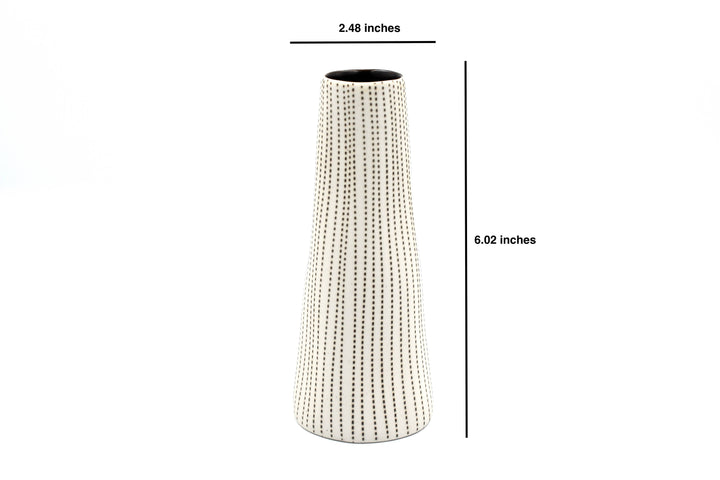 Handcrafted Porcelain Bud Vase Tall