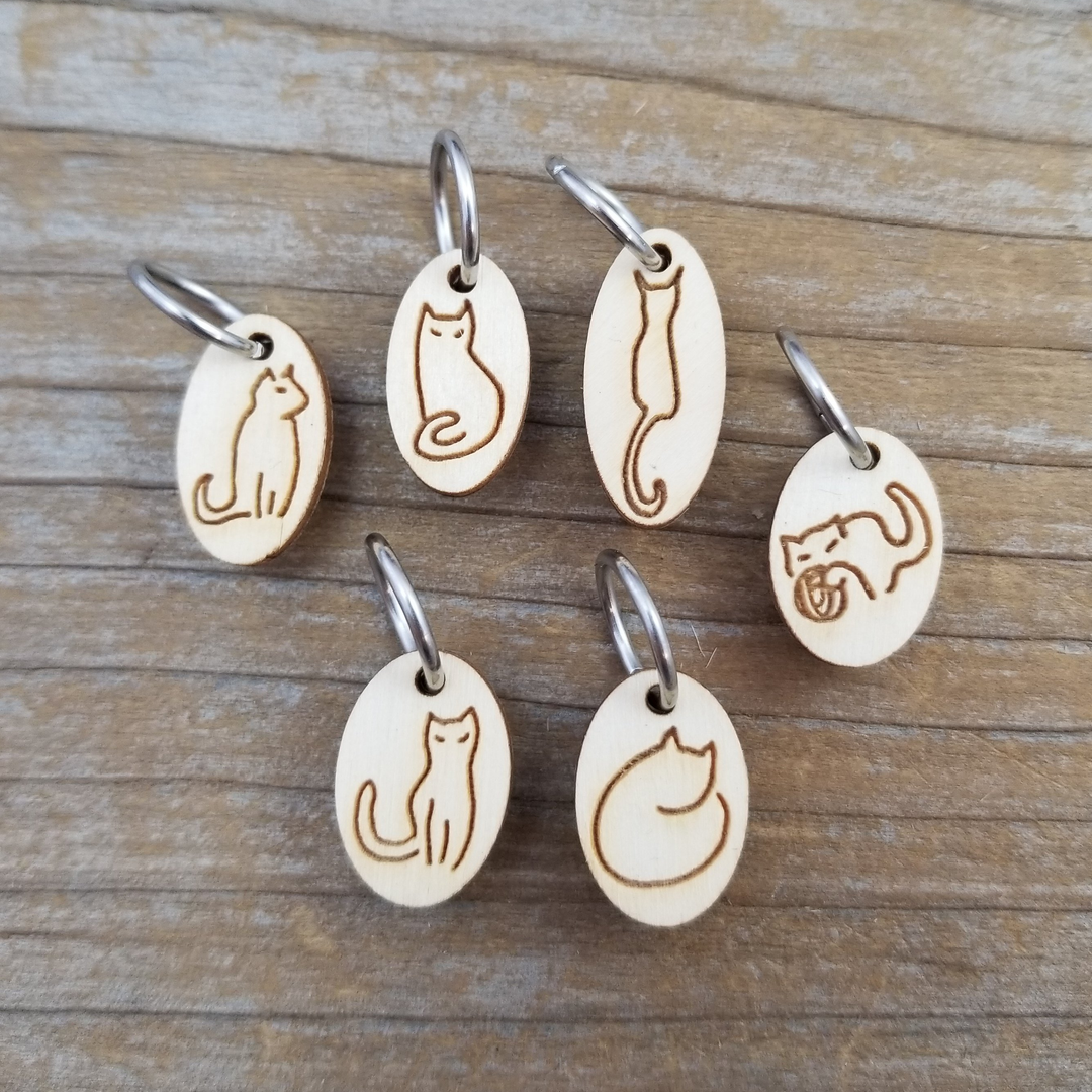 Cat Stitch Marker Set