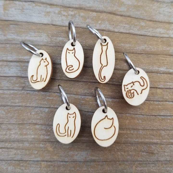 Cat Stitch Marker Set