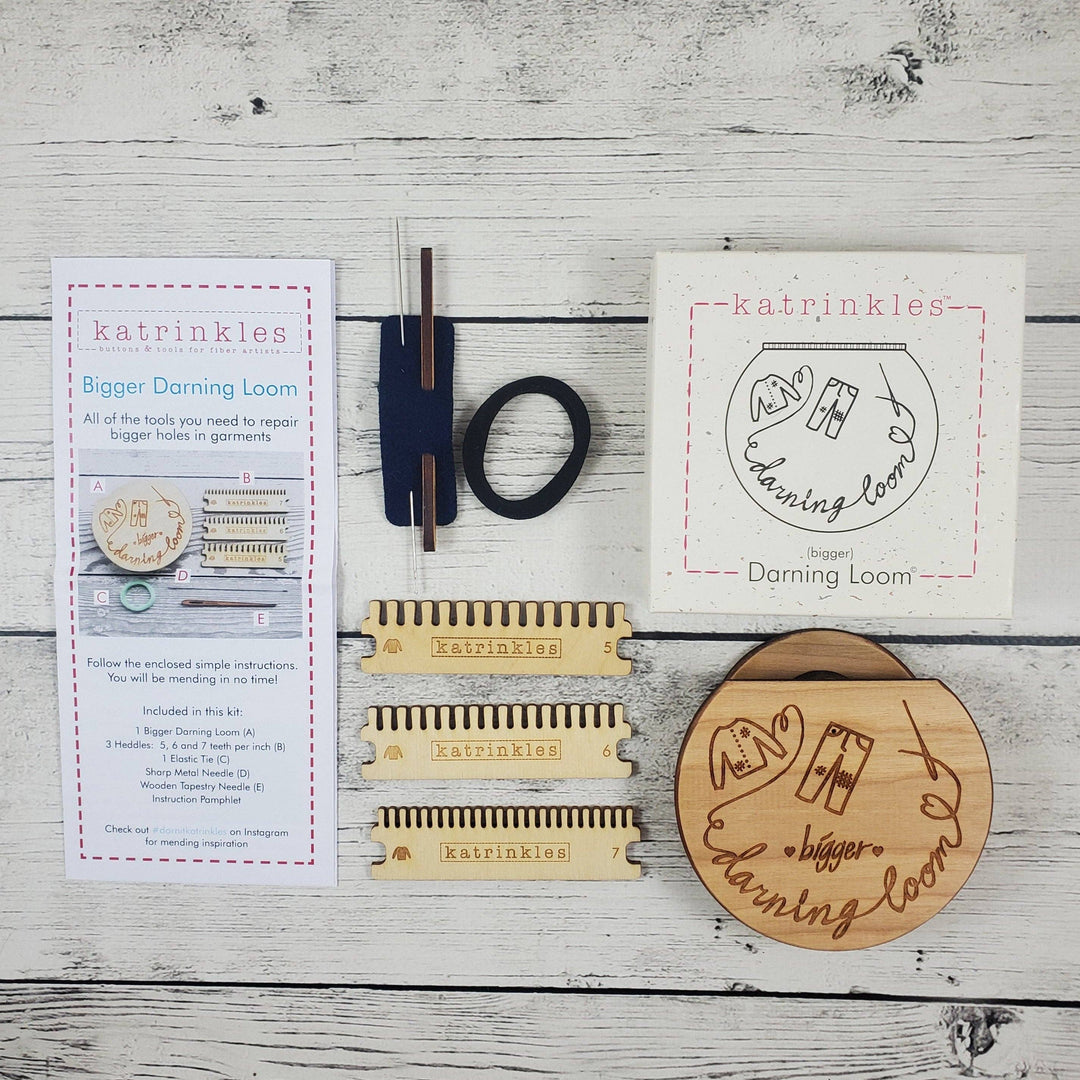 Bigger Darning &amp; Mending Loom Kit