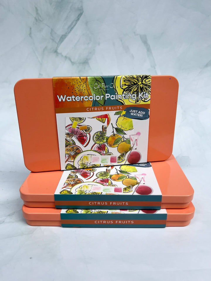 Citrus Fruits Watercolor Kit