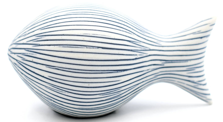Handcrafted Mini Fish Etched Stripe