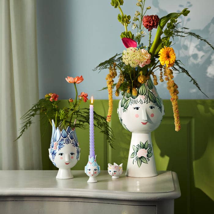 Bjørn Wiinblad - Titania - 4.5" 3D Taper Candle Holder