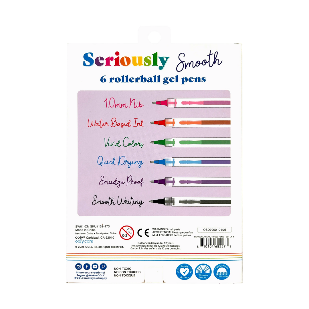 Seriously: Smooth Rollerball Gel Pens