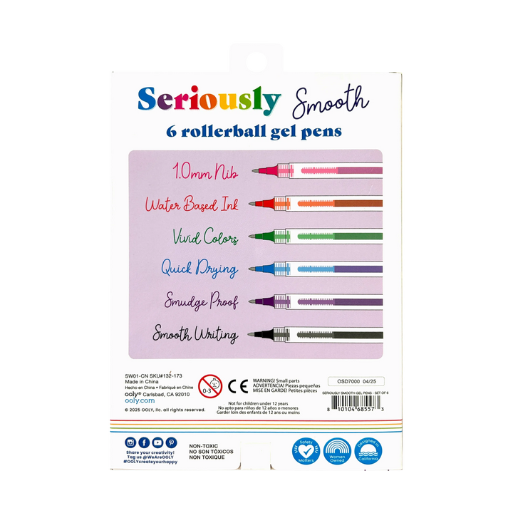 Seriously: Smooth Rollerball Gel Pens