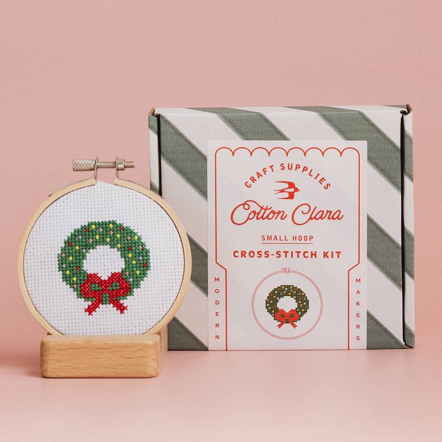 Christmas Wreath Cross Stitch Kit