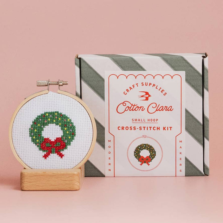 Christmas Wreath Cross Stitch Kit