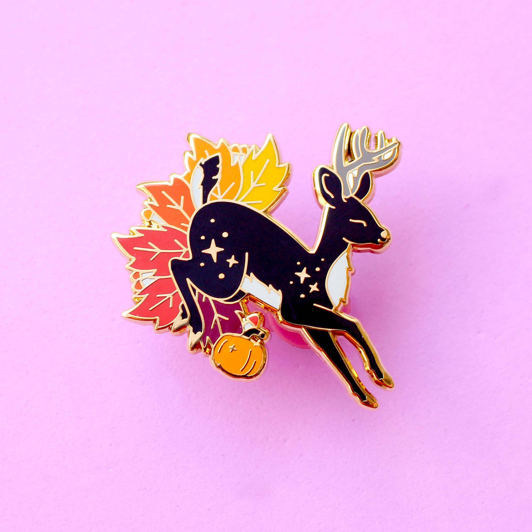 Autumn Deer Enamel Pin