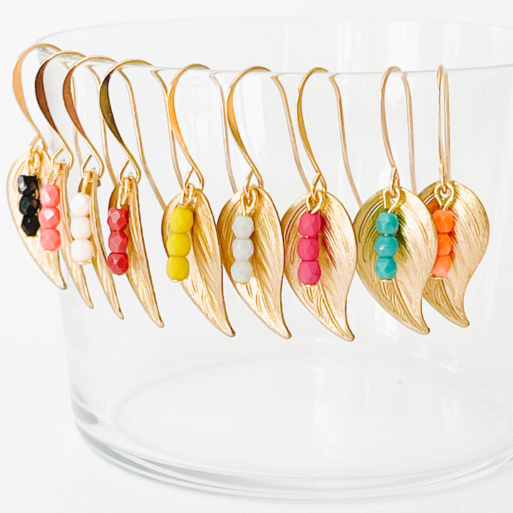 Small Leaf Earrings