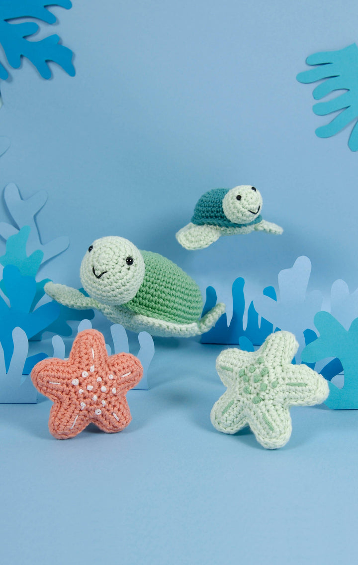 NEW DMC Turtles and Starfish Amigurumi Kit