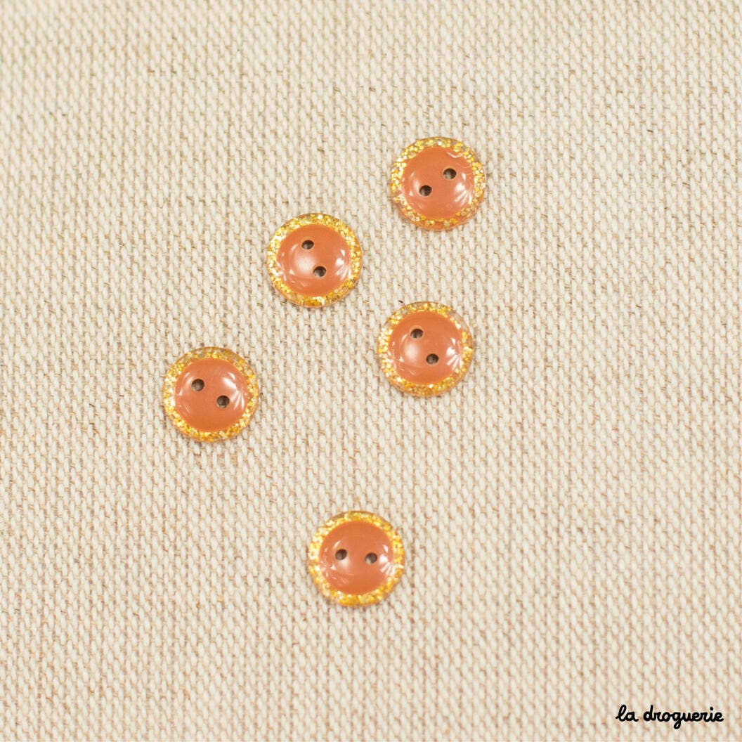 10 mm Glitter Magic Button