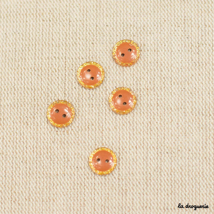 10 mm Glitter Magic Button