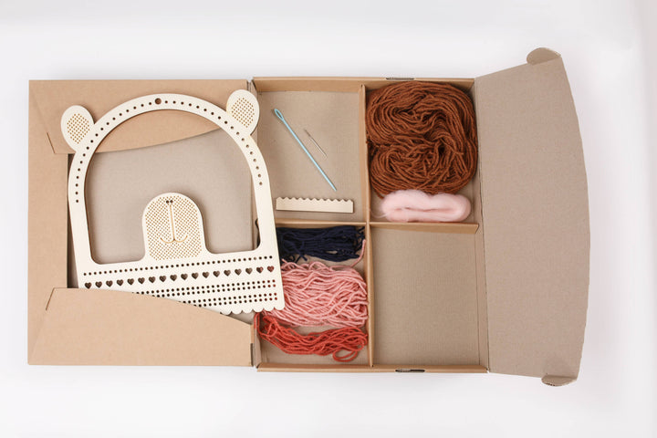 Bear Wall Art Weaving Kit