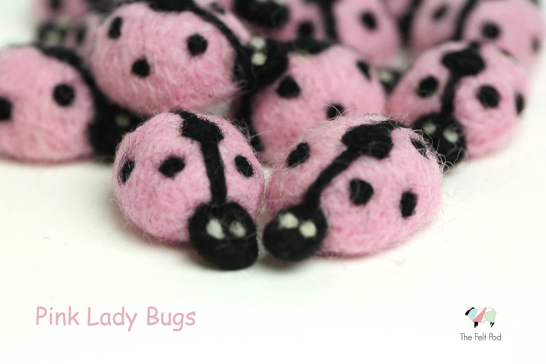 Felt Lady Bugs