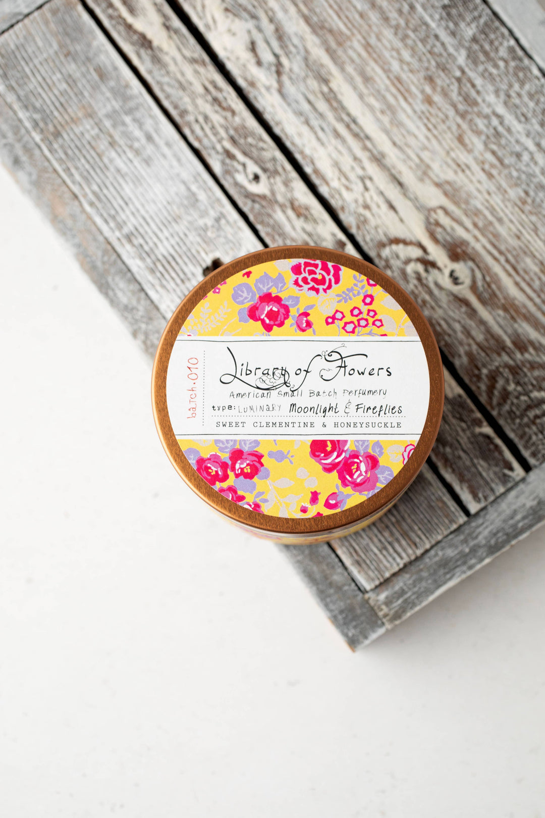 YELLOW PINK ROSES CANDLE