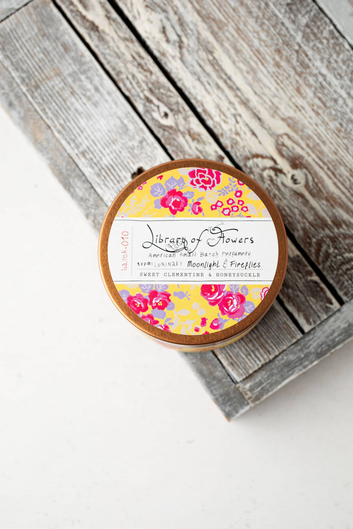 YELLOW PINK ROSES CANDLE