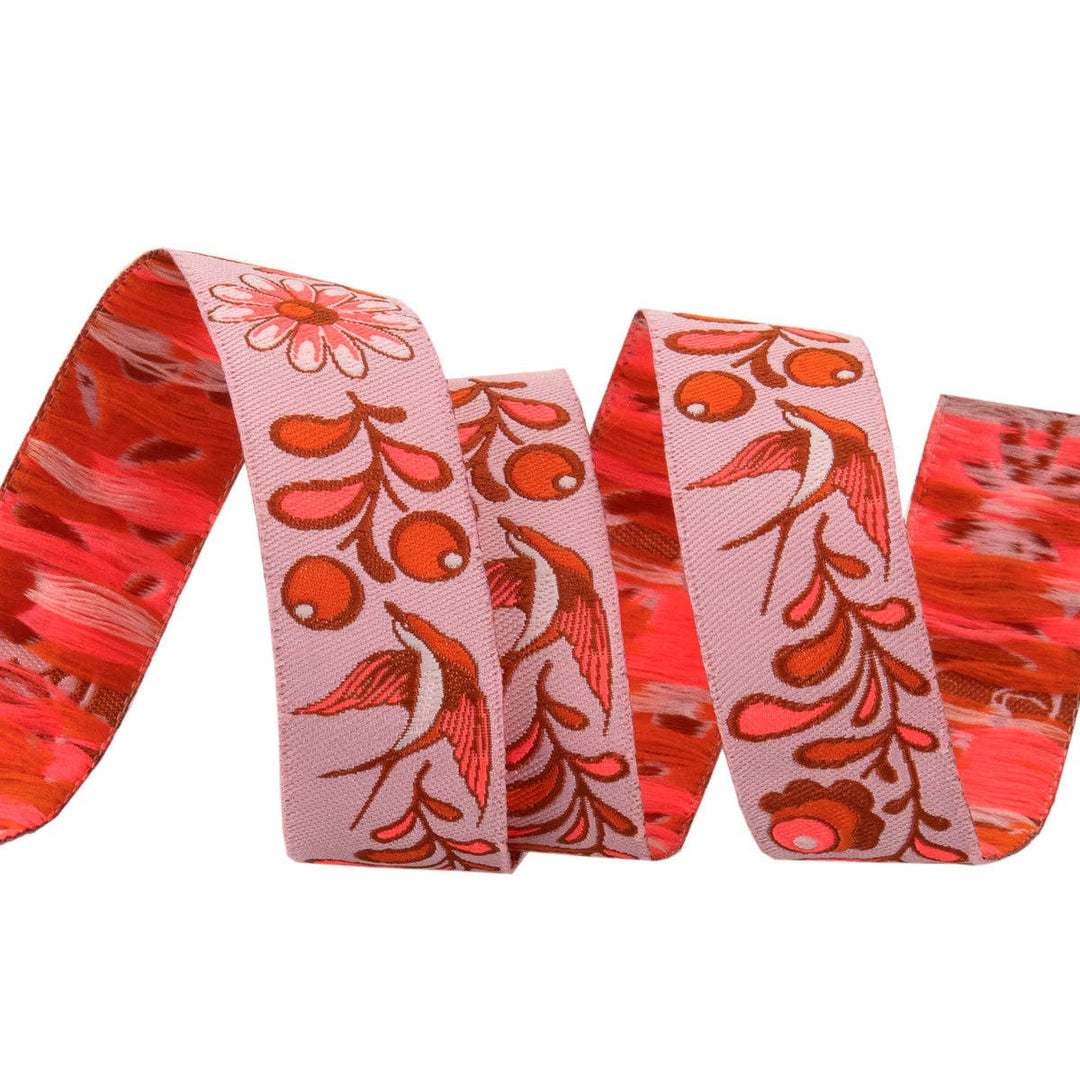 Tula Pink Birds & Bees Cosmic Pink 7/8"