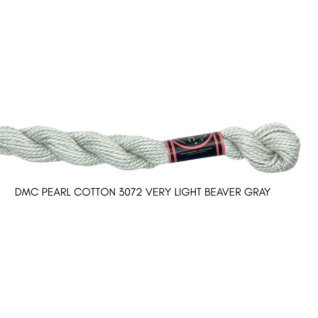 DMC Perle Cotton Size 3072 V. Lt. Beaver Gray