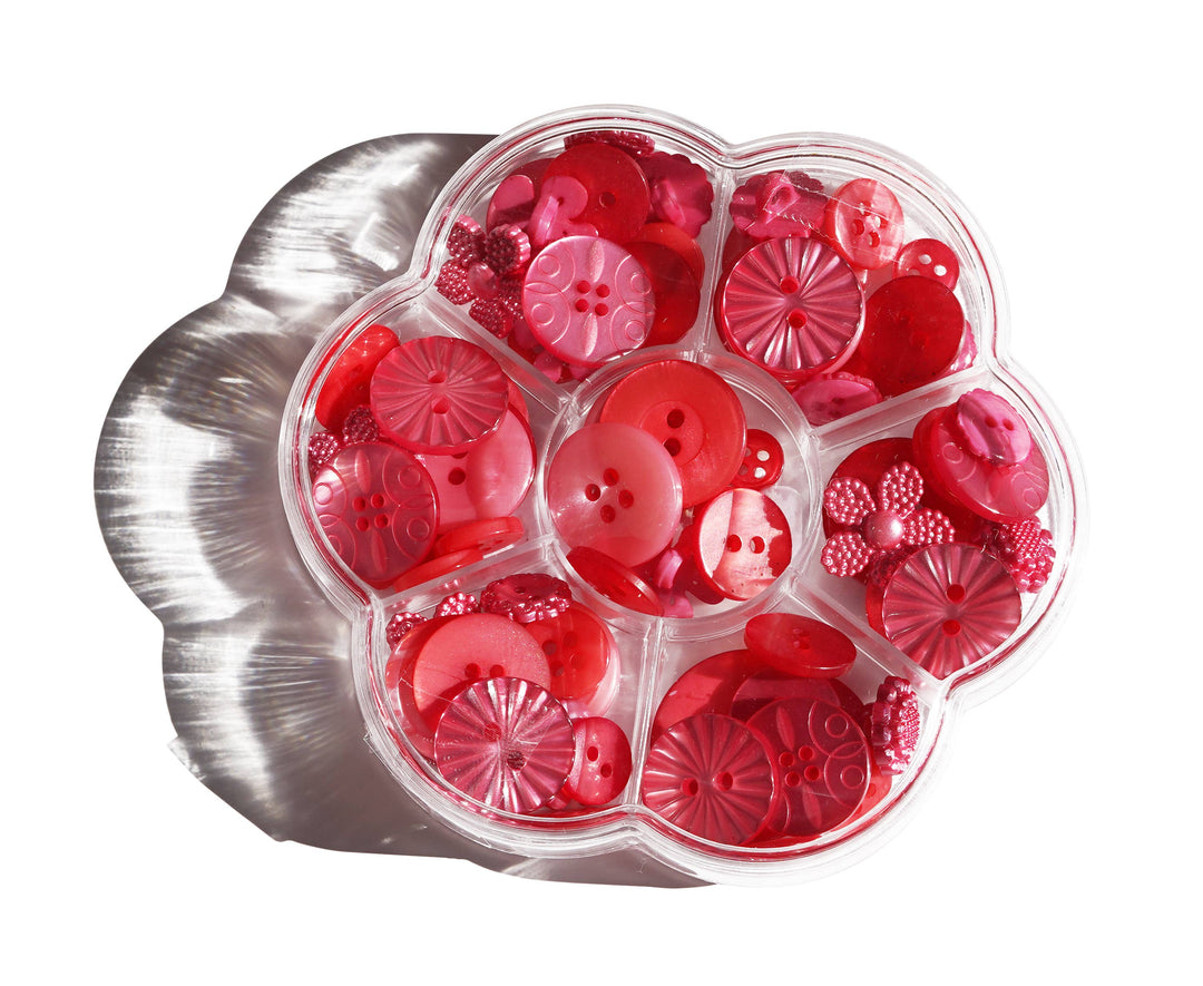 Button Assortment Red Buttons