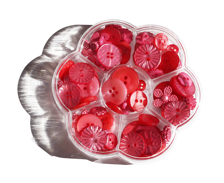 Button Assortment Red Buttons
