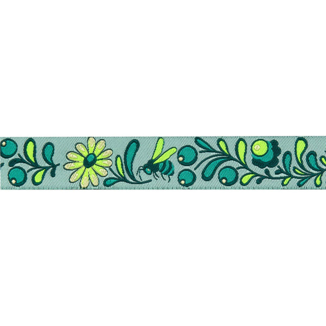 Tula Pink Birds & Bees Spirit Teal 7/8"
