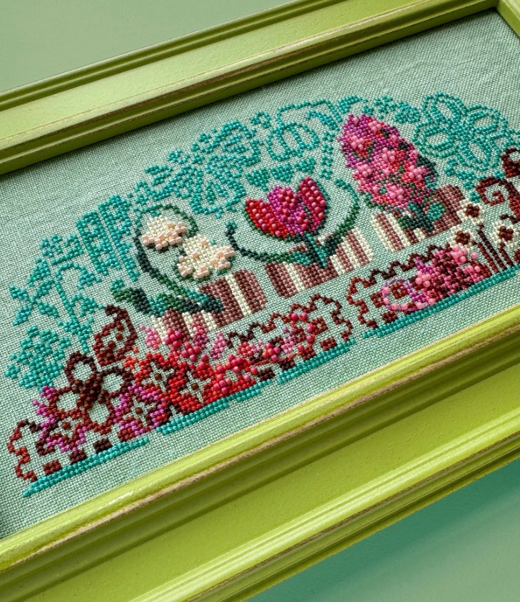 Flower Farm Cross Stitch Pattern