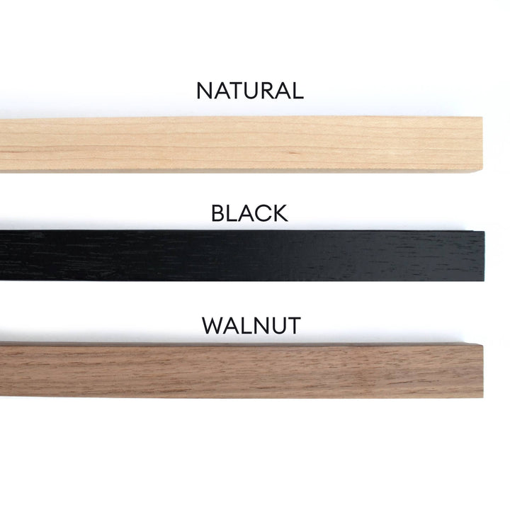 Magnetic Wood Hanging Poster Frame / scroll style frame