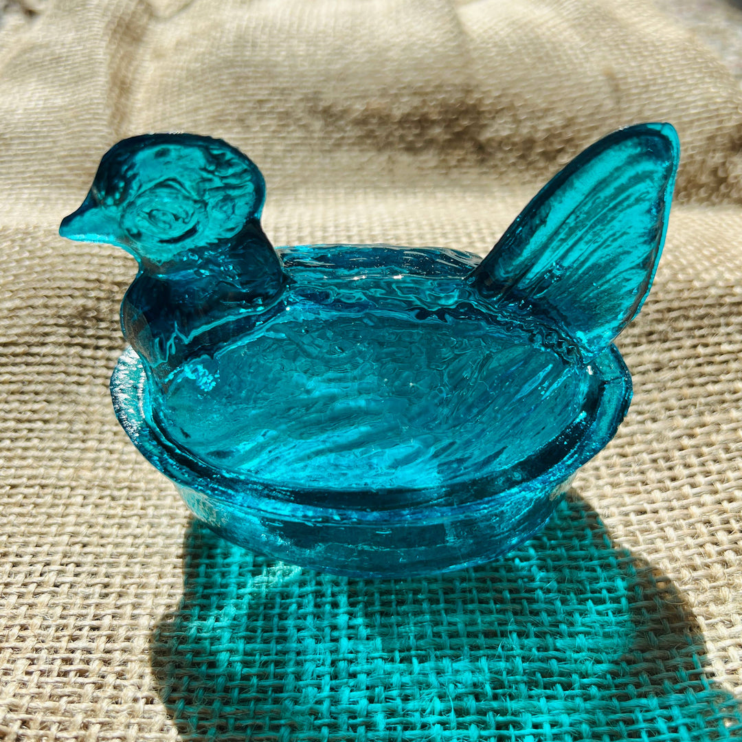 Nesting Hen Bowl - Turquoise