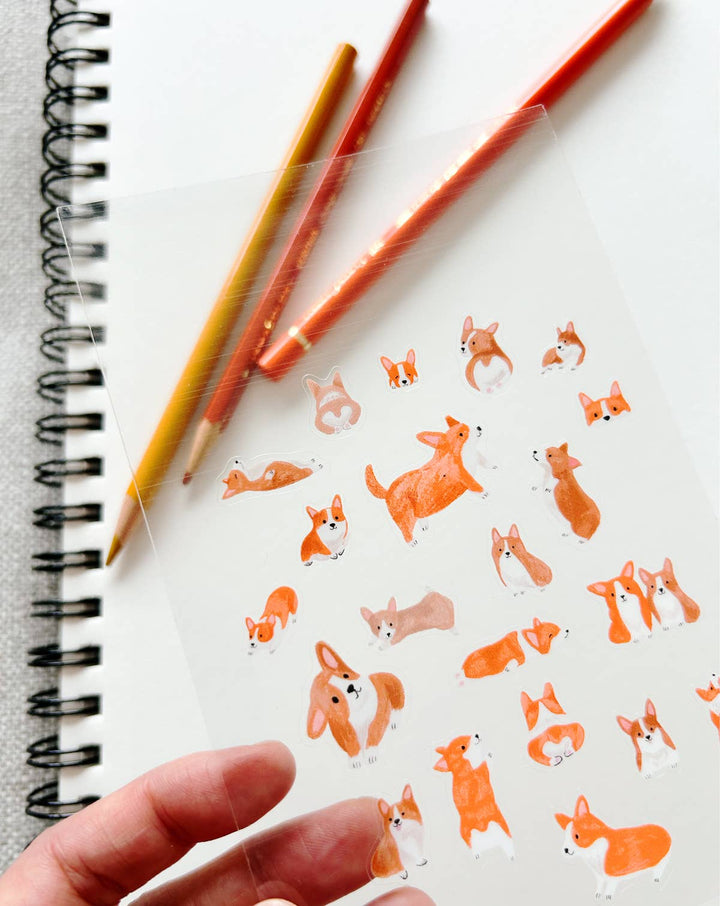 Corgis Sticker Sketches