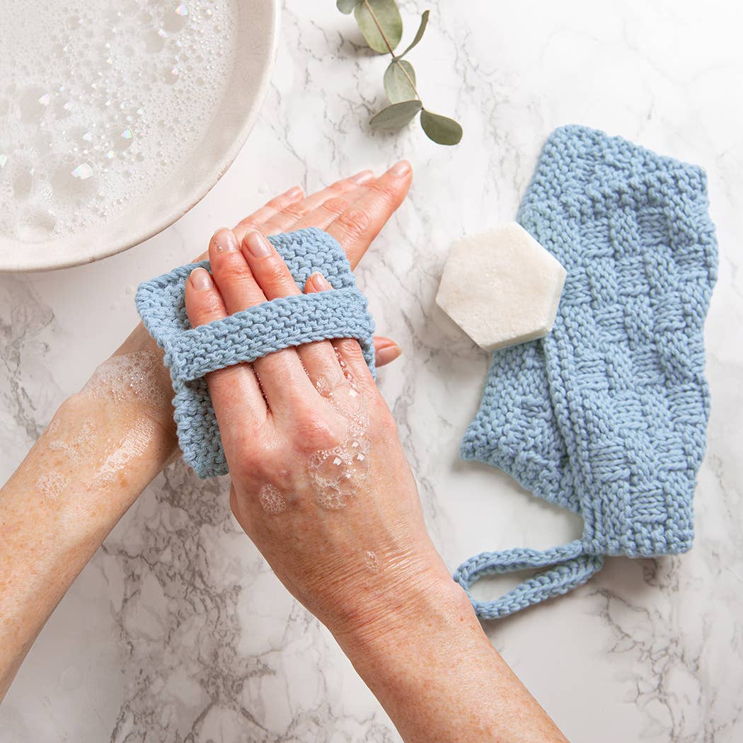 Face Cloth and Scrub Pad Beginner Knitting Kit