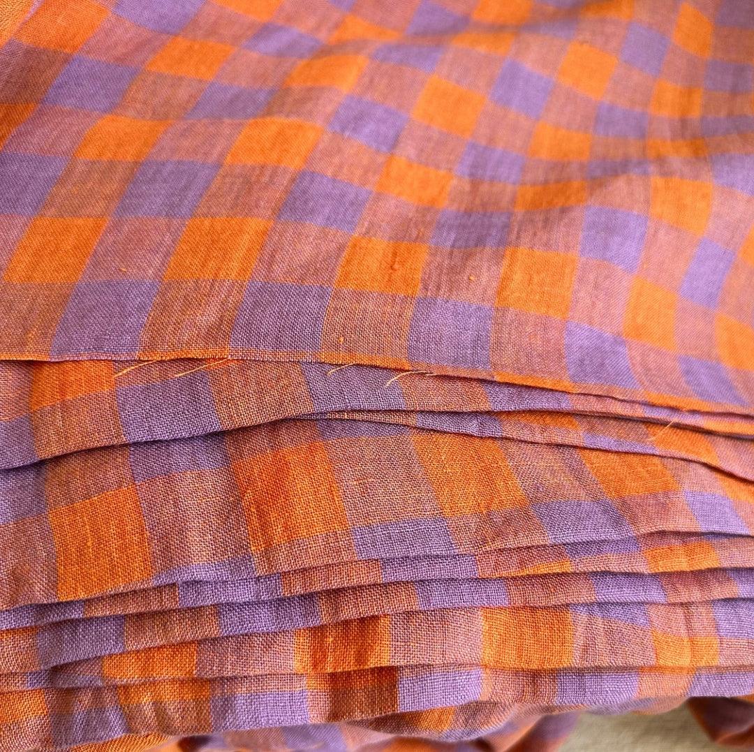 Mill House Check by the 1/4 Yard - Persimmon