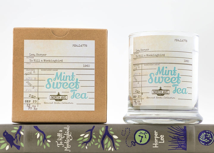 Banned Book Candle / To Kill a Mockingbird / bookstore gift