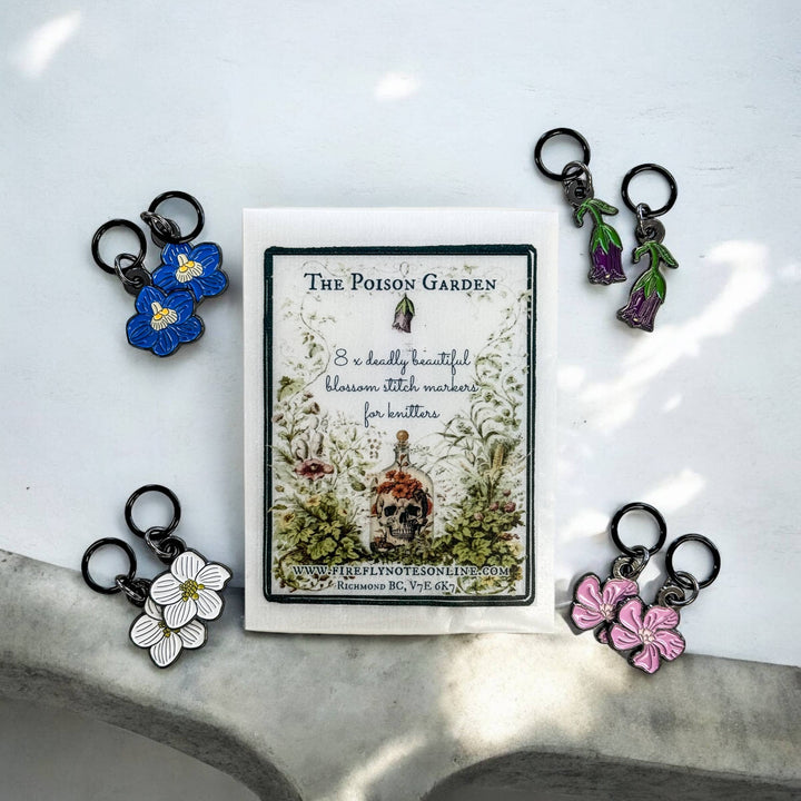 Poison Garden Stitch Marker Set