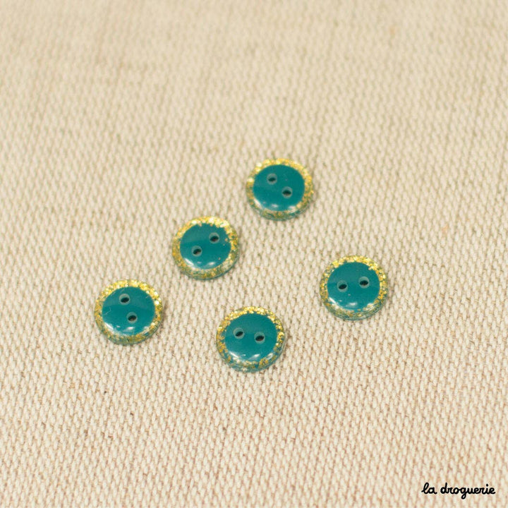 10 mm Glitter Magic Button