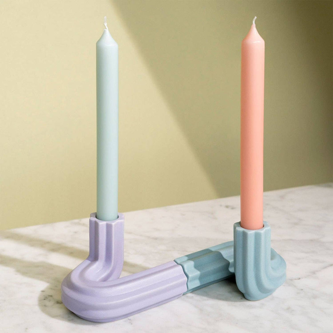 OCTAEVO Templo Candle Holder - Handmade from stoneware
