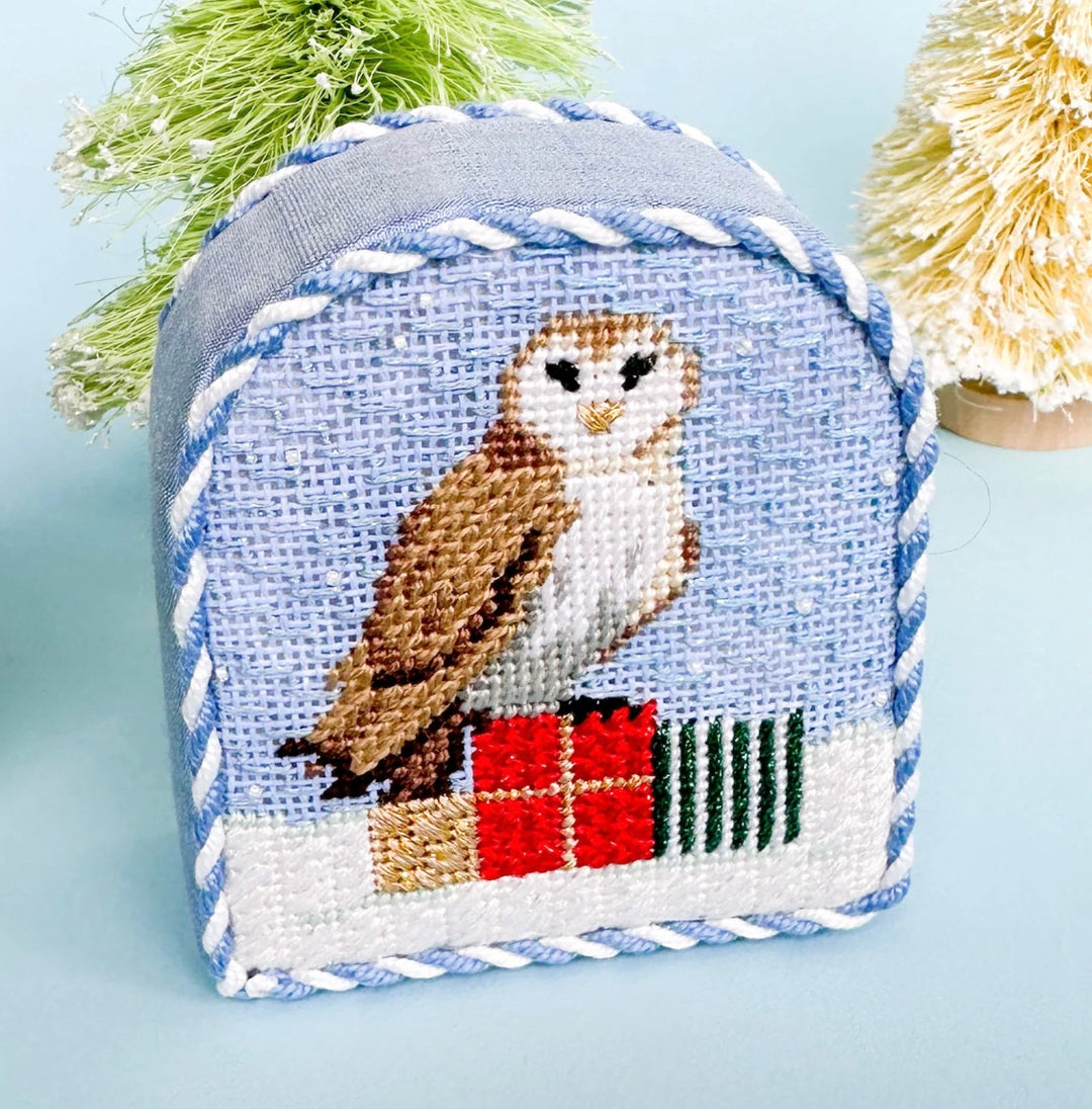 Christmas Forest Collection: Owl Needlepoint Canvas