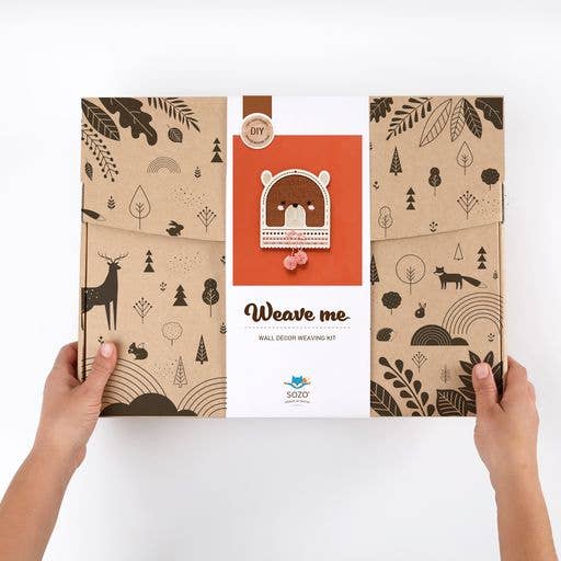 Bear Wall Art Weaving Kit