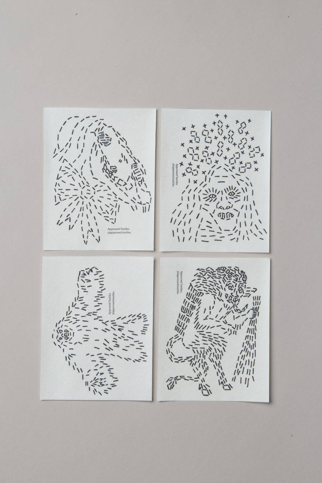 Winter Folklore: Visible Mending Transfers