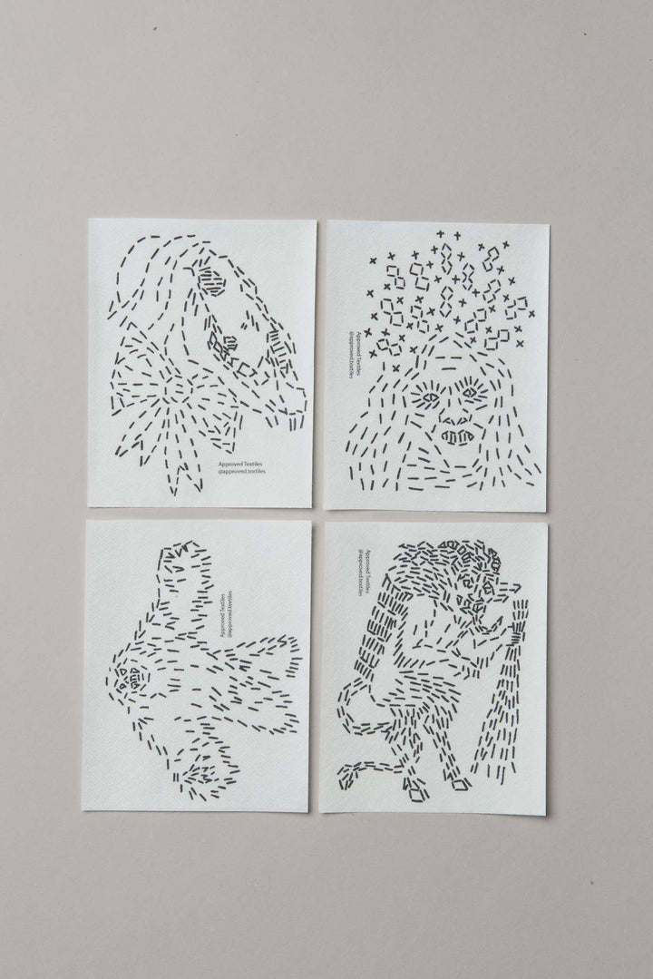 Winter Folklore: Visible Mending Transfers
